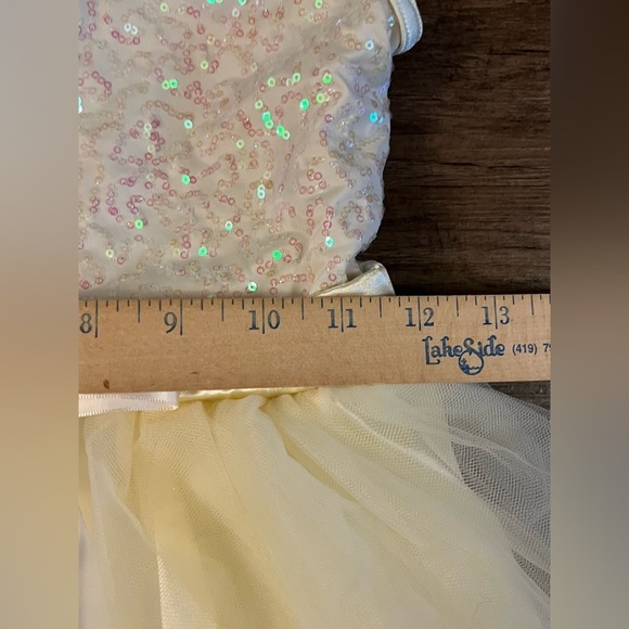 Weissman Dance/Lyrical Costume Dress – Child LC Cream With Sequins C39 - Picture 7 of 7